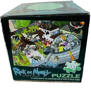Rick and Morty Adult Swim 300 Piece Jigsaw Sealed Puzzle Loot Crate Exclusive